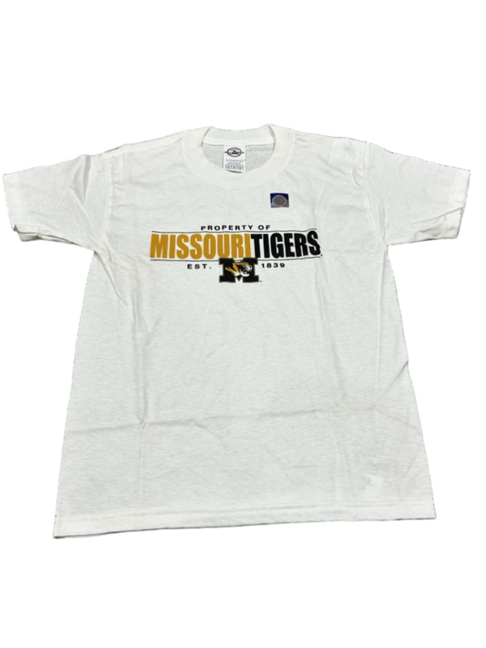 NWT NCAA Officially Licensed Collegiate Apparel Mizzou Tigers Kids Tee size Med
